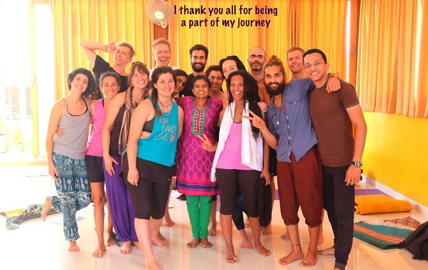 Ashtanga Yoga Retreat group.