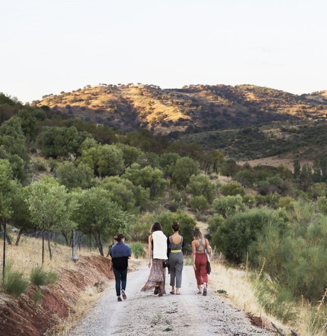 nature hiking to the town 2